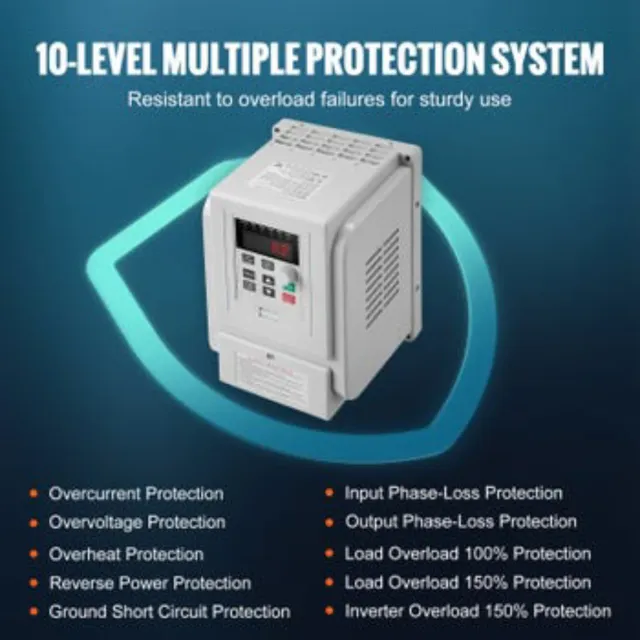 Variador VFD Monofásico 4kW 220V NUEVO