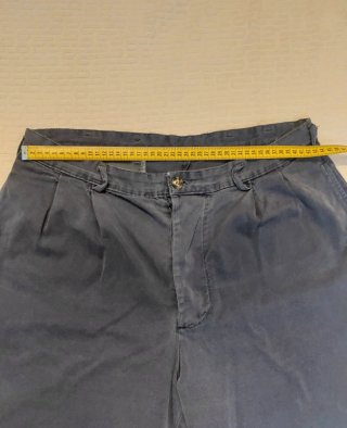 Bermuda Rifle vintage cotone uomo blu taglia L