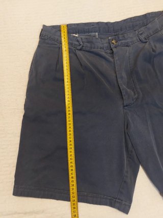 Bermuda Rifle vintage cotone uomo blu taglia L