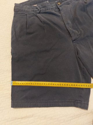 Bermuda Rifle vintage cotone uomo blu taglia L