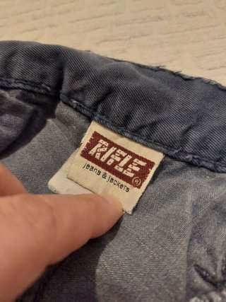 Bermuda Rifle vintage cotone uomo blu taglia L