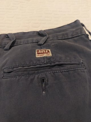 Bermuda Rifle vintage cotone uomo blu taglia L