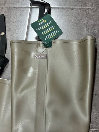 Botas de agua altas Aigle verde oliva