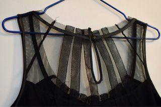 Blusa Promod Negra Encaje Talla M