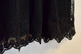 Blusa Promod Negra Encaje Talla M