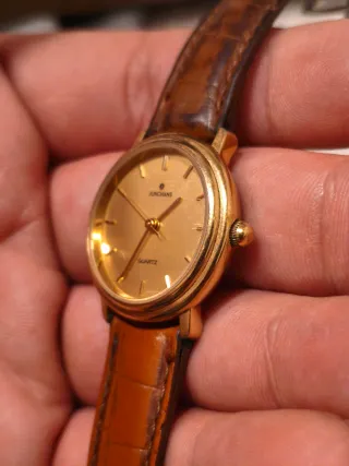 Reloj Junghans Dorado y Marrón