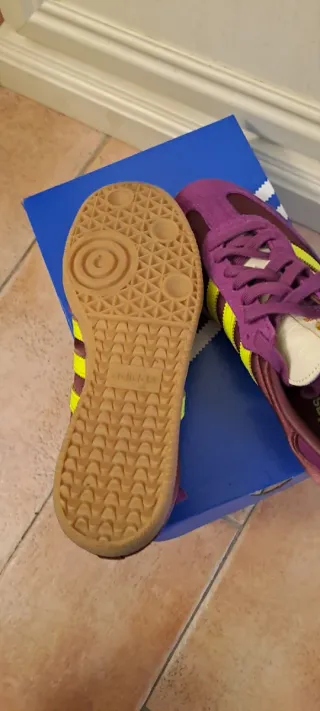 Adidas Samba Viola/Giallo