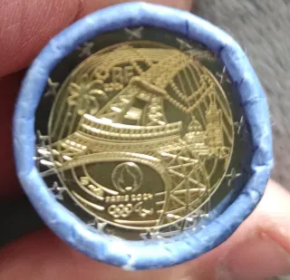 Moneda 2€ Francia 2024 Torre Eiffel