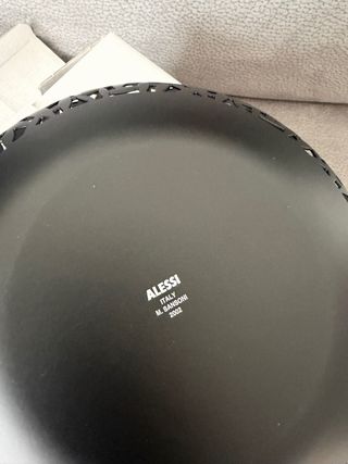 Fruttiera Alessi Nera
