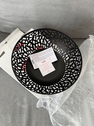 Fruttiera Alessi Nera
