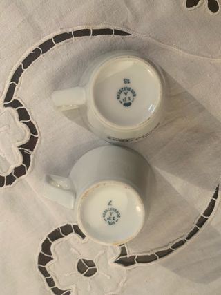 Set Lattiera, Zuccheriera, 2 Tazzine, 2 Bicchieri