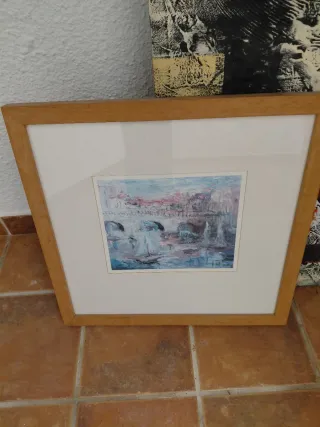 Set di 2 quadri astratti