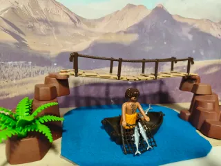 Playmobil Puente y Pescador