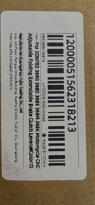 Kit Zontes Manetas Regulables + Puños + Contrapeso