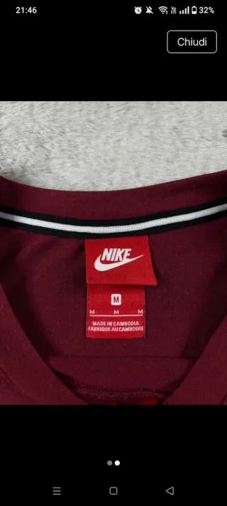 lotto di maglie Nike taglia M