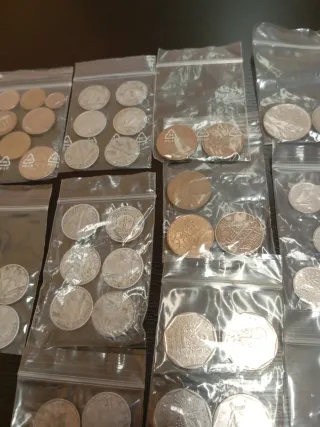 Lote +100 Monedas Francesas Varias