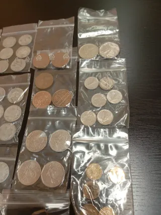 Lote +100 Monedas Francesas Varias