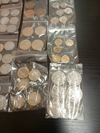 Lote +100 Monedas Francesas Varias