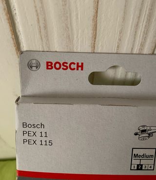 Plato lijadora Bosch PEX 115 mm A ESTRENAR