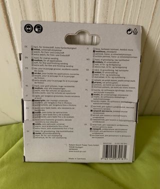 Plato lijadora Bosch PEX 115 mm A ESTRENAR