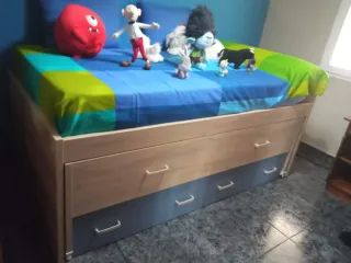 Cama nido con cajones