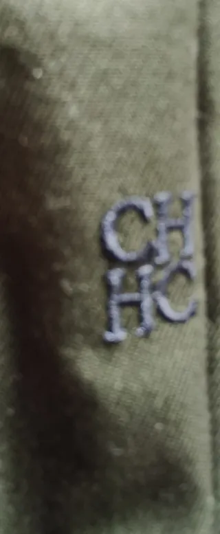 Camisa Carolina Herrera Hombre Verde Oscuro 15 1/2