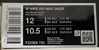 Nike Air Max SNDR Negro Amarillo