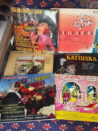 Lote 18 vinilos antiguos