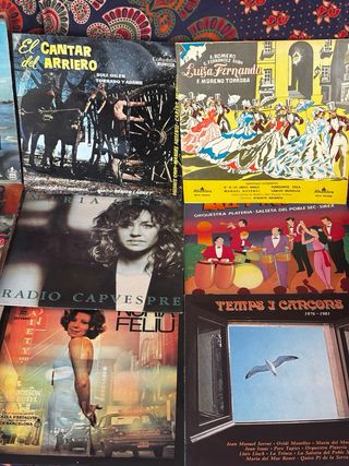 Lote 18 vinilos antiguos