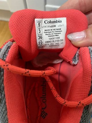 Botas Columbia Redmond III Mid Gris/Rojo