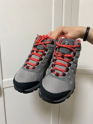 Botas Columbia Redmond III Mid Gris/Rojo