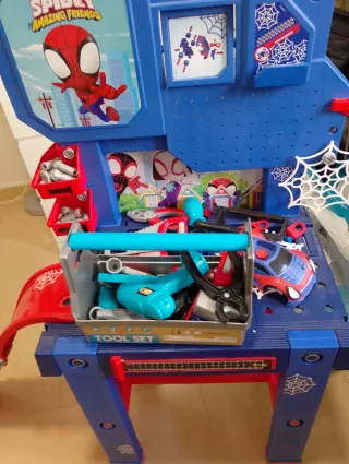 Taller Herramientas Spiderman Smoby