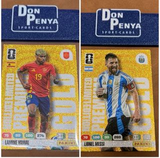 Lamine Yamal + Messi Adrenalyn WC 2026 Panini