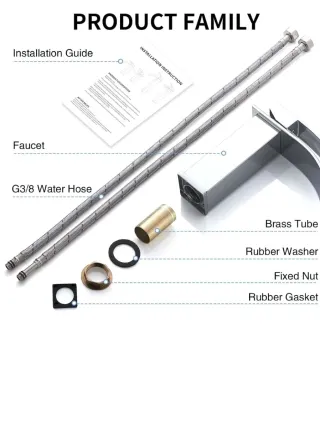 Rubinetto Cascata Bagno Argento