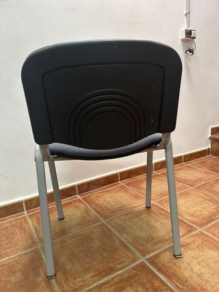 Silla de oficina/escritorio, despacho azul y gris