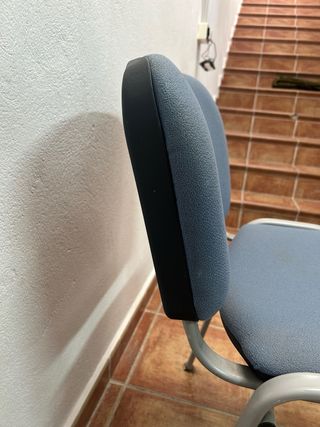 Silla de oficina/escritorio, despacho azul y gris
