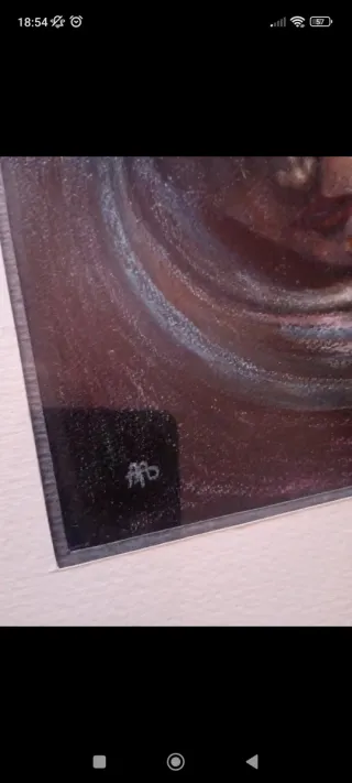 Quadro vintage con maschera veneziana