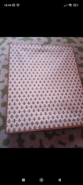 Quadro vintage con maschera veneziana