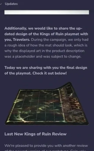 Tainted Grail King of Ruins Playmat Aweken Realms