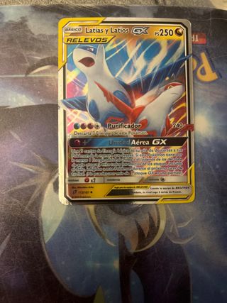 Latias y Latios GX PS250 Carta Pokémon Relevos