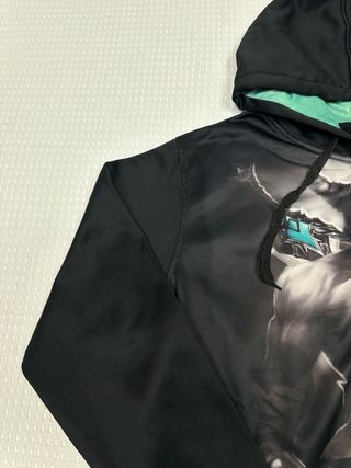 Sudadera League of Legends Negra y Turquesa