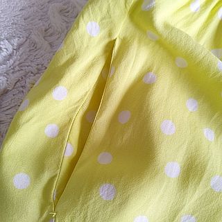 Vestido niña amarillo lunares H&M 9/10 años