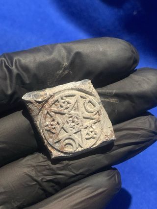 Sello Plomo Antiguo Pergaminos Replica