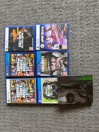 Pack Juegos PS5: Call of Duty, F1, GTA V
