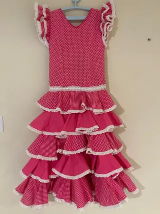 Traje Flamenca Niña Talla 3-4