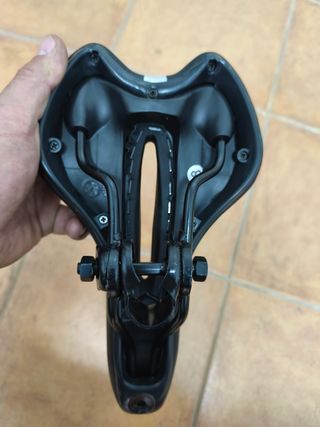 Sillín BTT BOFFOX Negro/Azul de gel