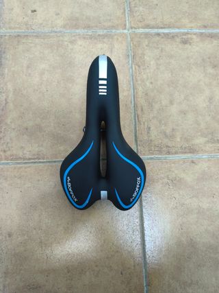 Sillín BTT BOFFOX Negro/Azul de gel