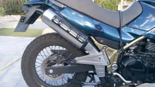 Kawasaki KLE 500 Azul/Dorado