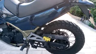 Kawasaki KLE 500 Azul/Dorado