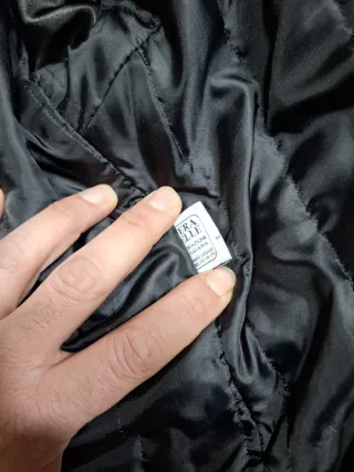 Giacca in pelle nera da donna